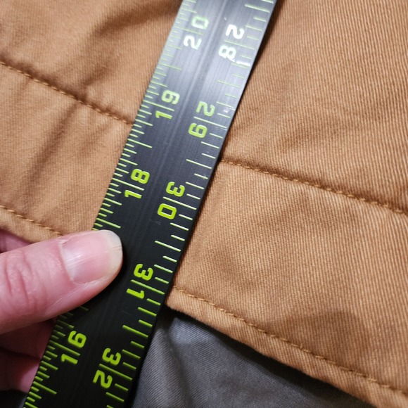 Men's Aigle Tan Cotton Wool Blend Utility Tan Jacket Size XXL - Picture 6 of 15